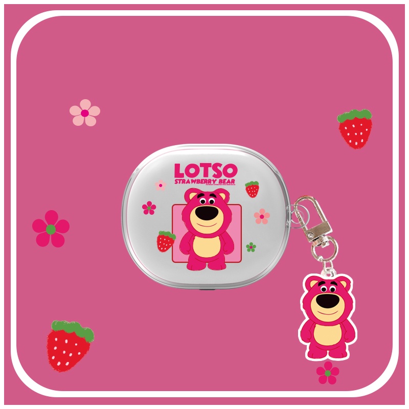 Vỏ Bảo Vệ Hộp Sạc Tai Nghe redmi buds 4 lite tws Bằng TPU Mềm Trong Suốt + Dây Đeo Chống Sốc