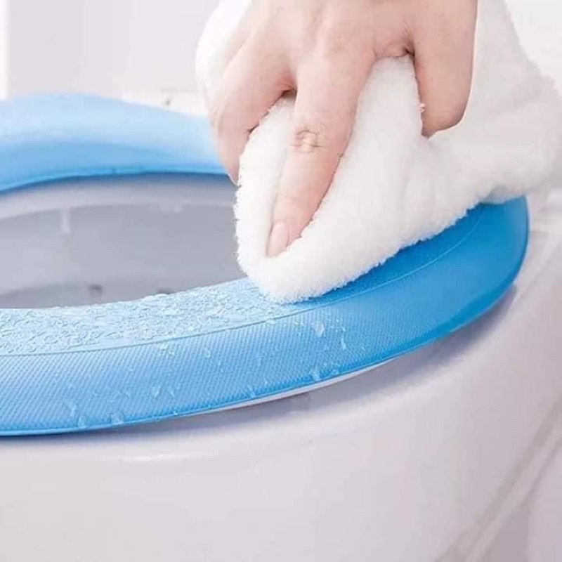 Miếng Lót Bệ Bồn Vệ Sinh Silicon Chống Thấm Nước Tiện Lợi Dễ Dàng Vệ Sinh