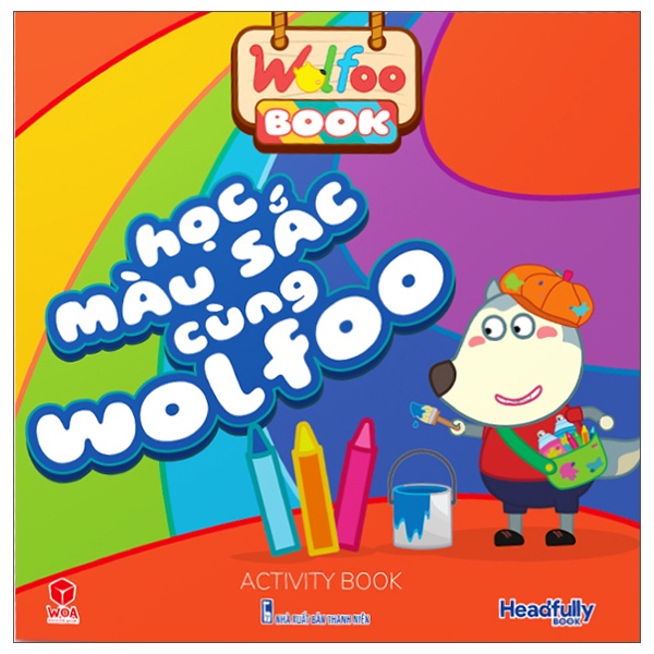 Sách Wolfoo Book - Học Màu Sắc Cùng Wolfoo