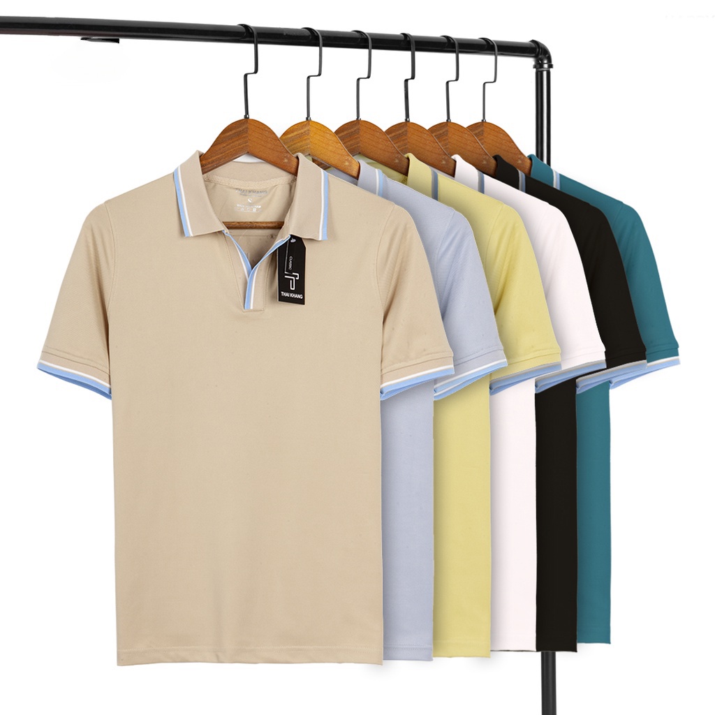 Áo polo nam vải cá sấu loại 1 được nhập khẩu từ nước ngoài chất vải mềm mịn thấm hút mồ hôi không ra màu không xù lông