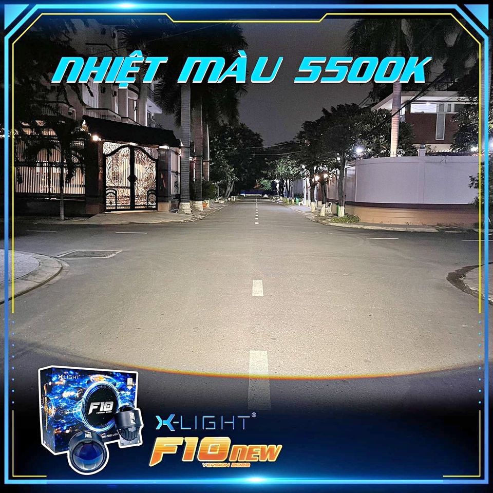 BI GẦM LED XLIGHT F10 NEW -  Ánh sáng vượt trội, tiên phong về công nghệ ánh sáng