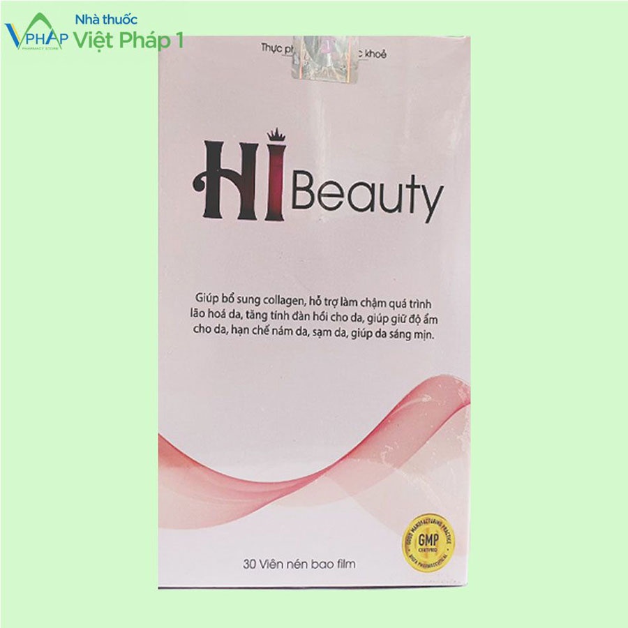 Viên uống trắng da Hi Beauty mang lại làn da trắng sáng, mịn màng