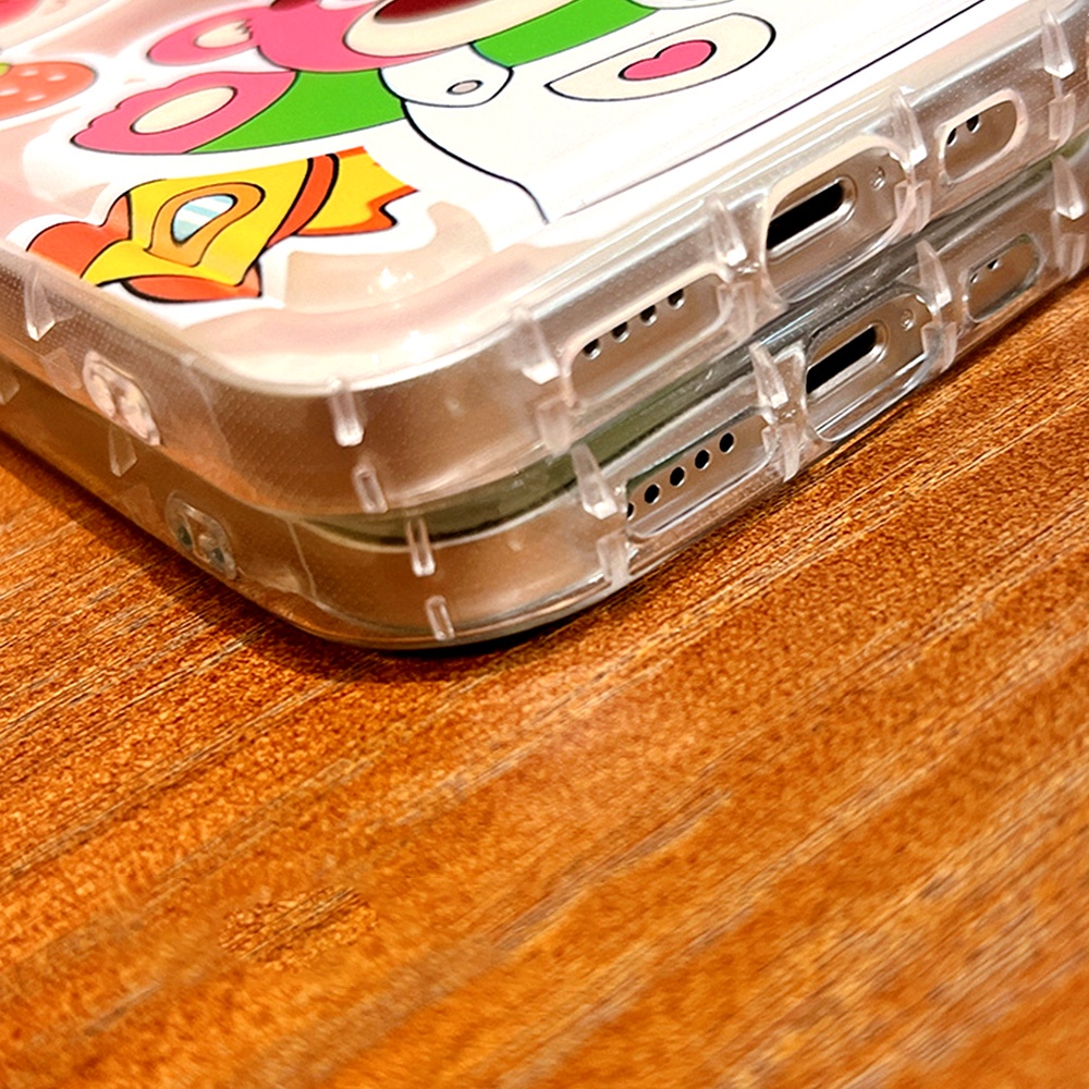 Ốp Điện Thoại TPU Dẻo Họa Tiết Hoạt Hình Buzz Lightyear / Dâu Tây Dễ Thương Cho IPhone 11 12 13 14 Pro Max XS XR 7 8 6 Plus