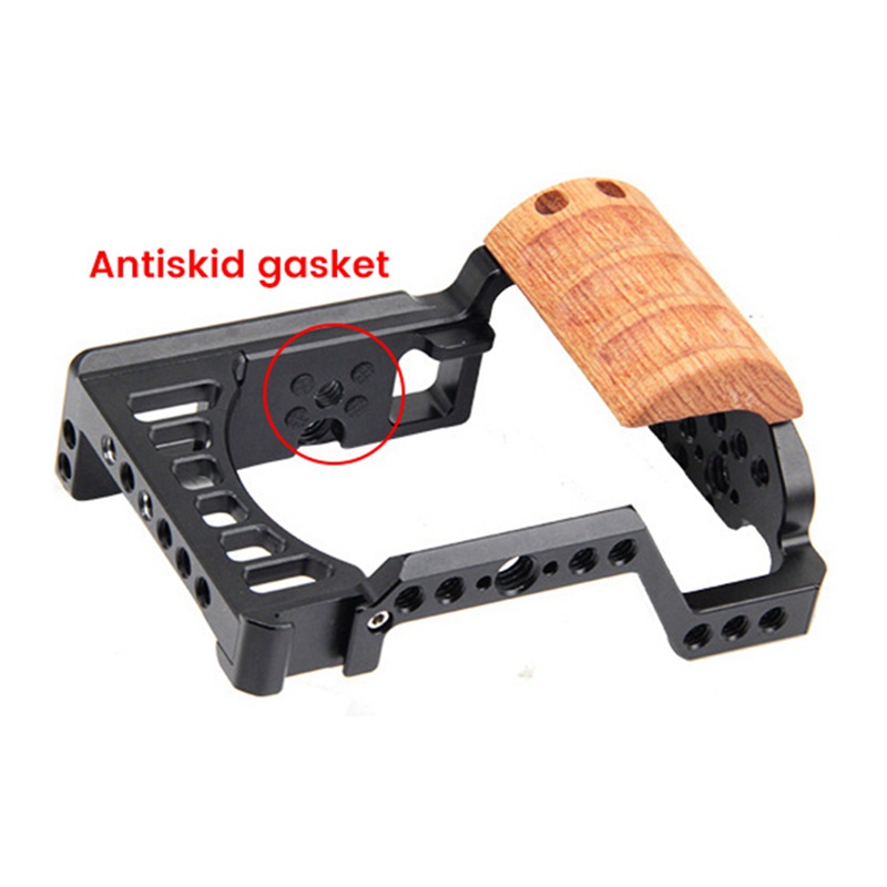 Khung Máy Ảnh Sony A7C Bằng Gỗ Kèm Phụ Kiện