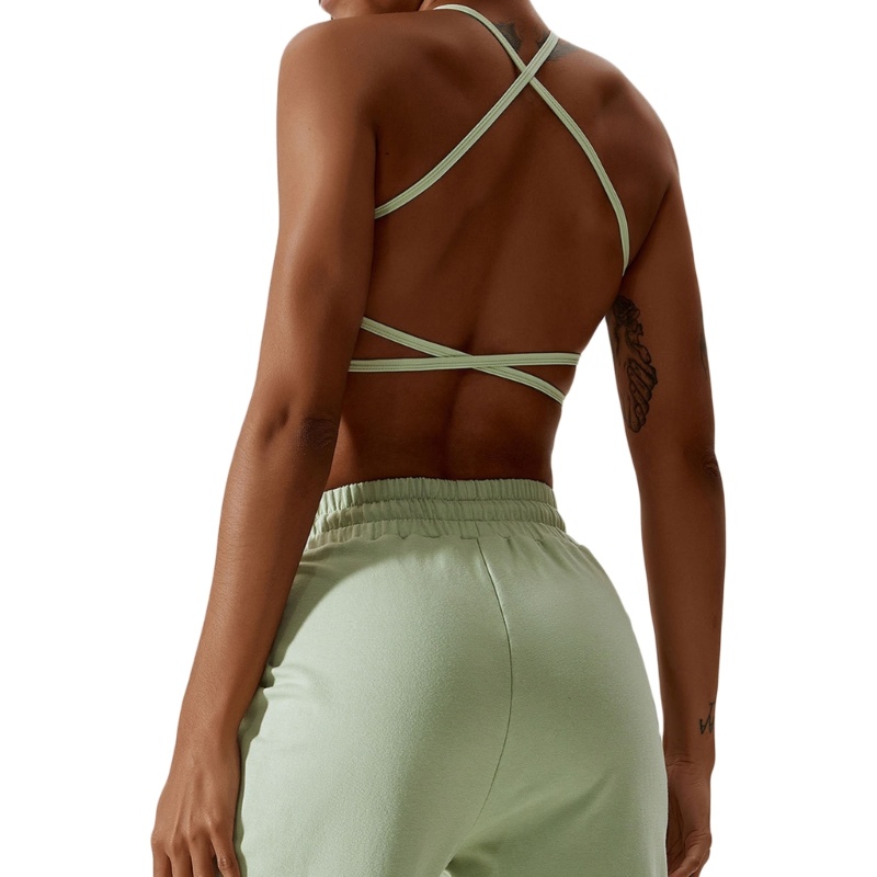 Áo Bra Thể Thao Dây Chéo Lưng Gợi Cảm