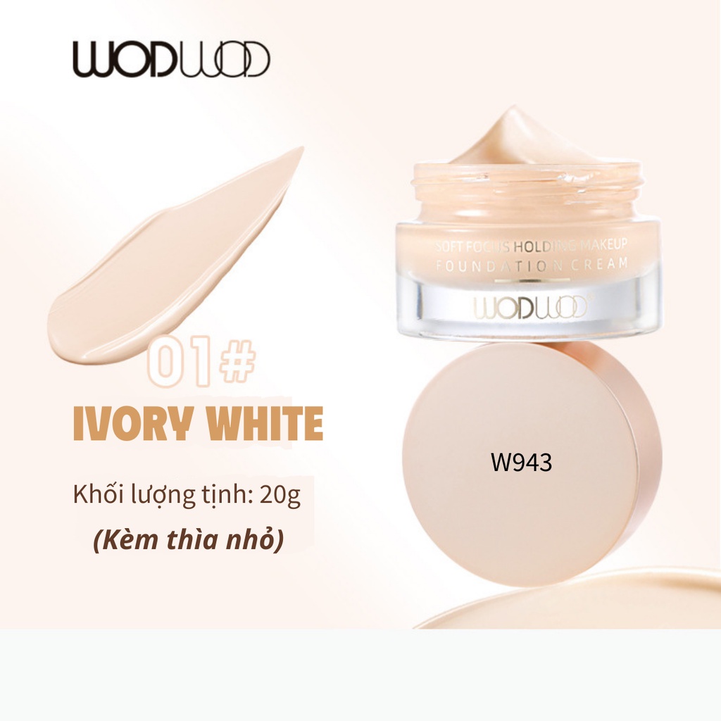 Kem Nền Dạng Lỏng WODWOD Soft Focus Holding Makeup Foundation Cream W942  W943