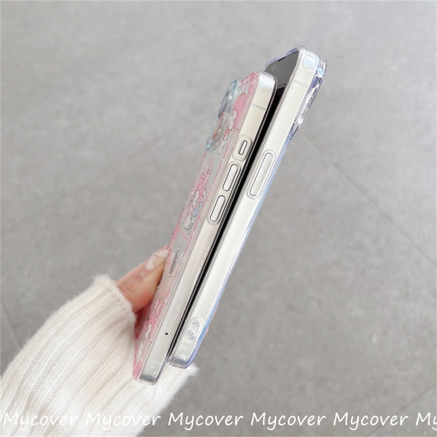 Ốp Điện Thoại Silicon Họa Tiết Hoạt Hình Dễ Thương Chống Sốc Cho Iphone 11 12 13 14 Pro Max X Xr Xs 8 7 6 Plus SE 2020