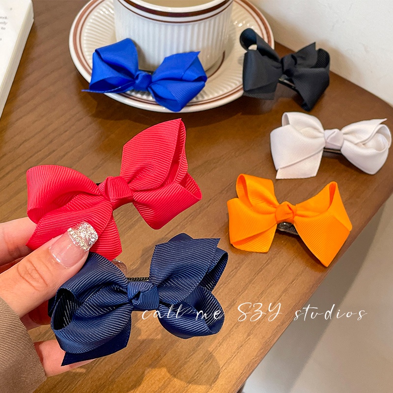 Set 2 Kẹp Tóc Nơ Dễ Thương Cho Bé Gái