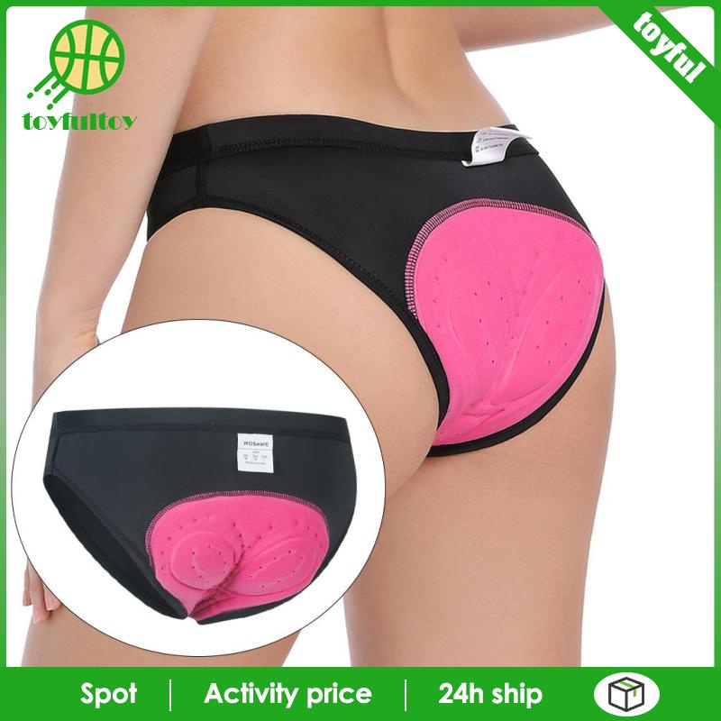 Quần Short Đạp Xe Có Mút Đệm 3D Màu Đen Thoáng Khí Thời Trang Cho Nữ