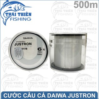 Dây cước câu cá daiwa justron cuộn 500m made in japan