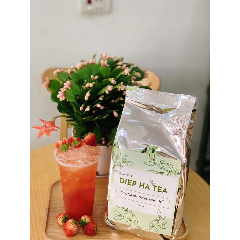 Trà xanh nhài pha chế trà chanh, trà tắc, các loại trà hoa quả