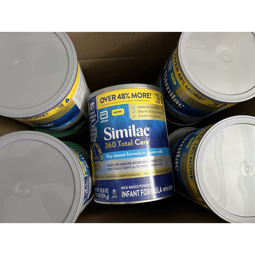 Sữa Similac 360 Total Care 5 HMO Prebiotics cho bé từ 0-12 tháng hàng mỹ