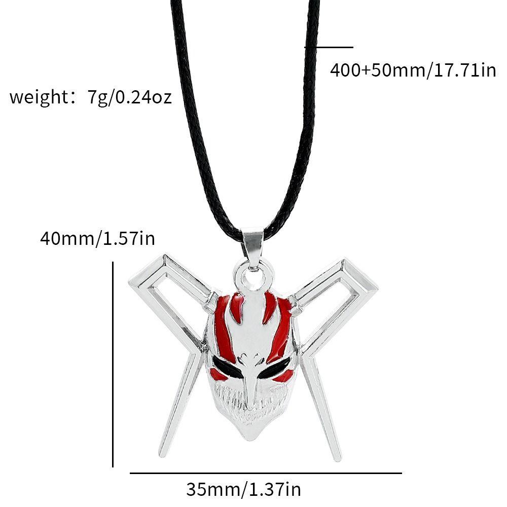 Vòng cổ Mặt Hình Mặt Nạ Kurosaki Ichigo Niche Cá Tính Cho Nam