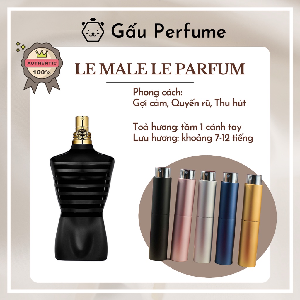 Nước hoa chiết/Mẫu thử Le Male Le Parfum 10ML chính hãng