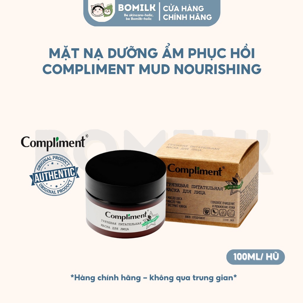 Mask Compliment nourishing mud ECO BEST - dưỡng ẩm, phục hồi