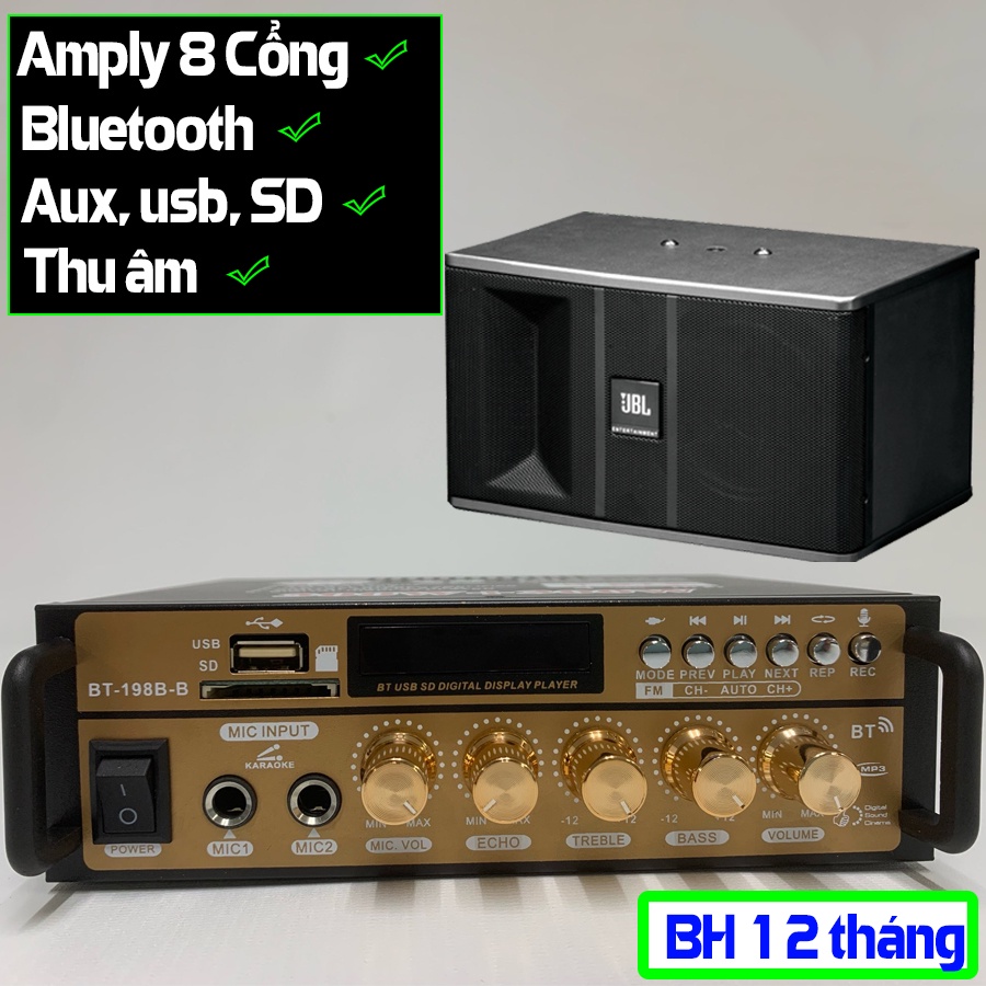 Amly mini bluetooth TLC-BT198B có echo, ghi âm
