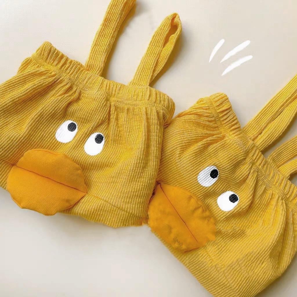Body yếm hình vịt kèm áo cotton