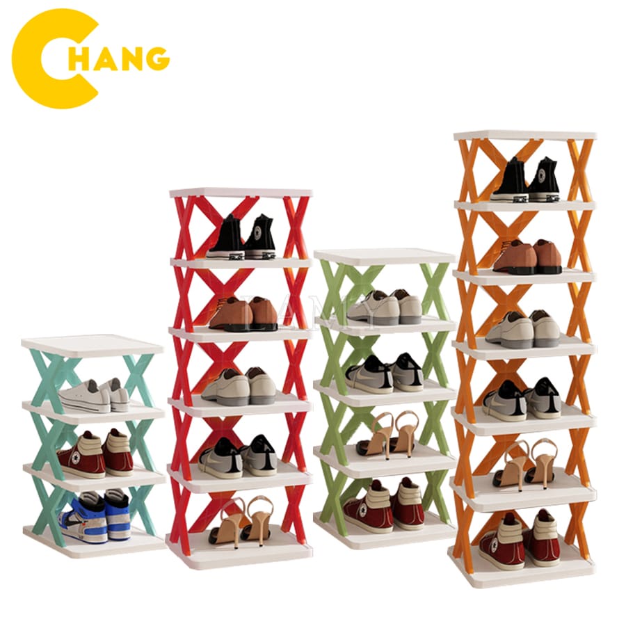 Kệ Để Giày Dép 5 Tầng Chữ X - Kệ Đựng Giày Dép Đa Năng Bằng Nhựa Lắp Ghép Giúp Tiết Kiệm Tối Đa Diện Tích Nhà Bạn.
