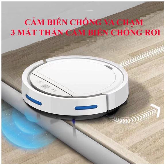 Robot Hút Bụi, Lau Nhà Thông Minh,Tự Sạc Pin, Điều Khiển Từ Xa - Bảo Hành 12 !