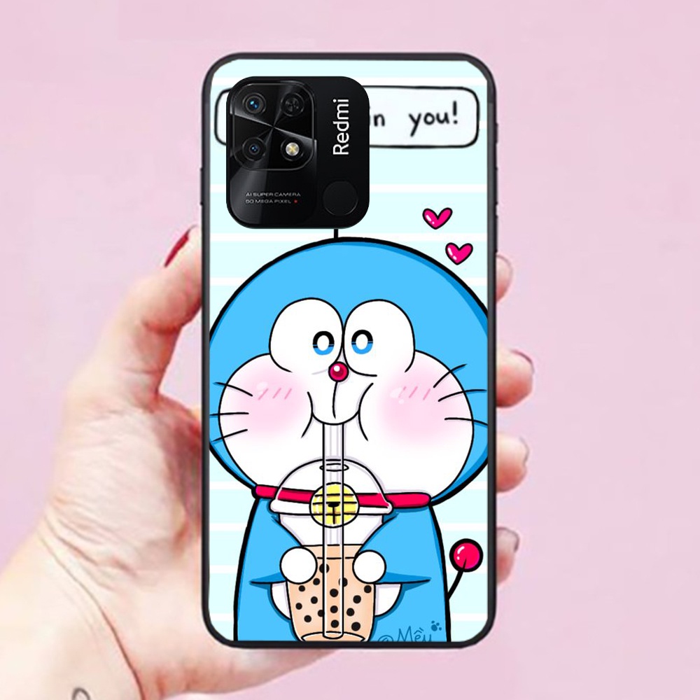 Ốp lưng điện thoại Xiaomi Redmi 10 / 10C / 10A 9 / 9A / 9C / 8 / 8A hình mèo doramon cute dễ thương