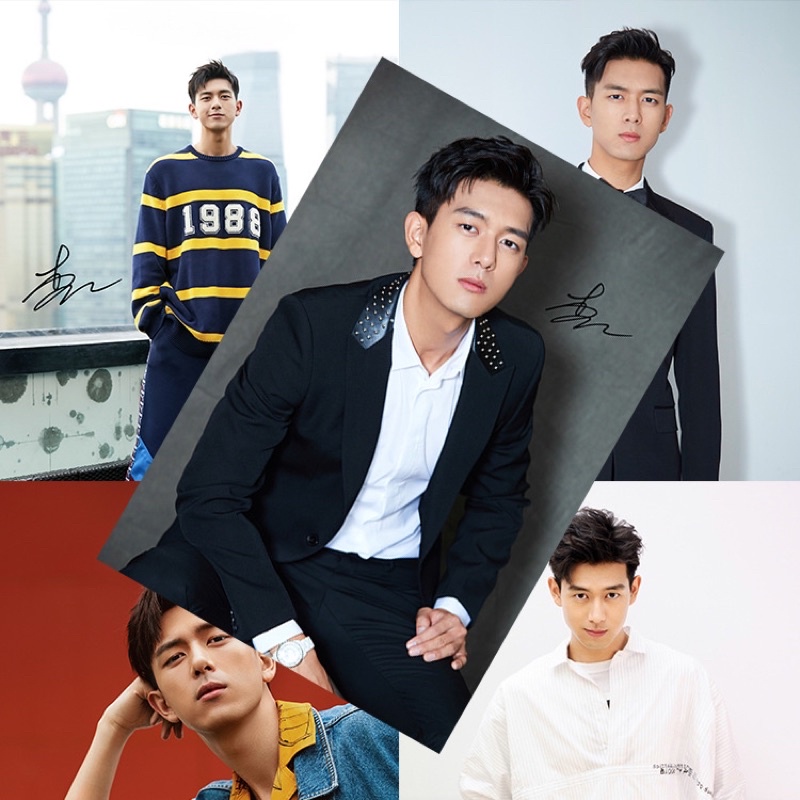 P1 Poster 8 tấm A3 nhiều nghệ sĩ Trung, Hàn nổi Lý Hiện, Black Pink, Lisa, Vương Nhất Bác, Nhập Gia Luân, IU, Thành Nghị