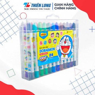 Bút sáp vặn 24 màu thiên long colokit tcr-c009/do