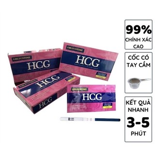 Que thử thai hcg goldentime thử thai nhanh chóng chính xác 99.9%