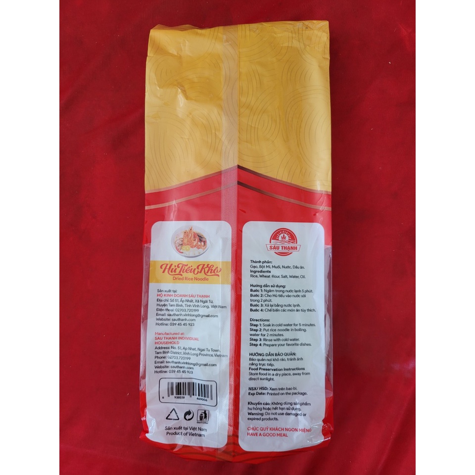 Hủ tiếu khô Sáu Thạnh 300g - Vĩnh Long