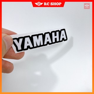 Tem YAMAHA Đen Dán Xe Siêu Ngầu [7cm x 1cm]