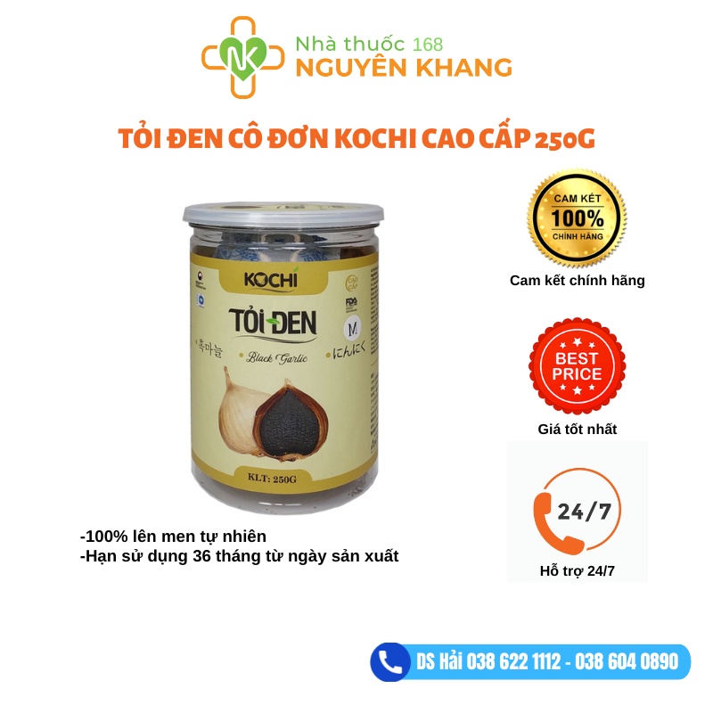 TỎI ĐEN KOCHI CÔ ĐƠN CAO CẤP HỘP 250G