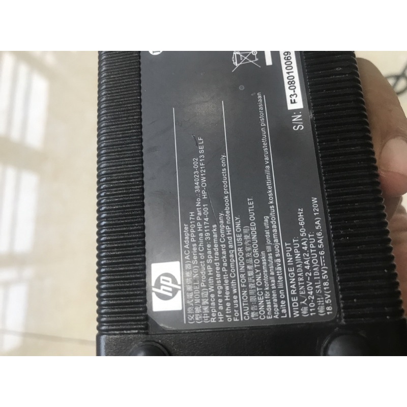 Adapter hp mã PA-1121-02HC 18.5v-6.5A đứt dây