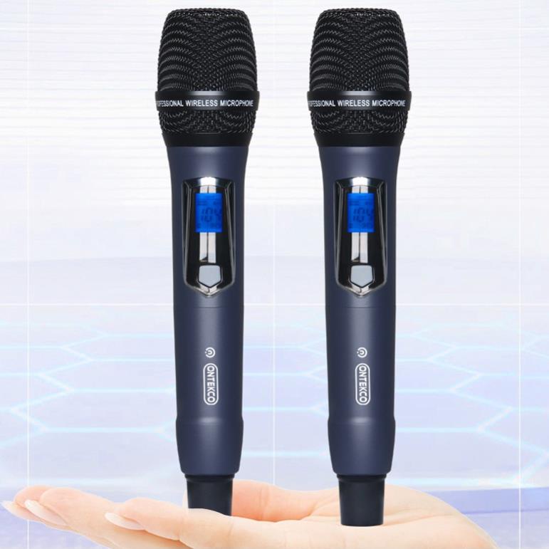 Bộ micro không dây ONTEKCO U10B cao cấp dùng cả trong nhà và ngoài trời, thu sóng lên tới 120M