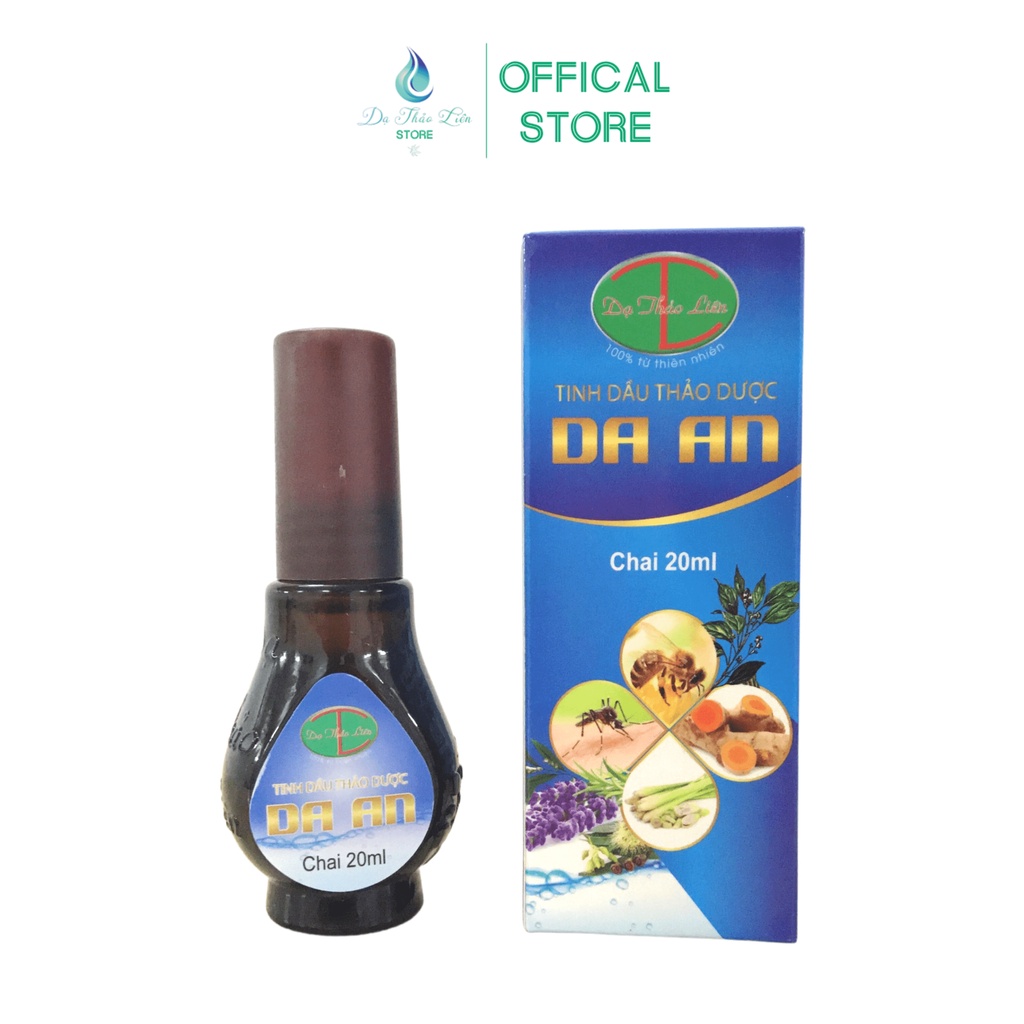 Tinh Dầu Thảo Dược Da An 20ml Dạ Thảo Liên 100% Thảo Dược Thiên Nhiên