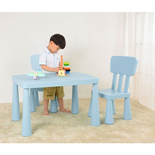 Ghế Nhựa Cao Cấp Màu Xanh Hồng Pastel Cho Bé - Embé Mỡ