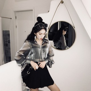 (ORDER) Áo sơ mi mỏng lấp lánh