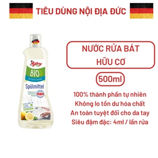 Nước Rửa Bát Hữu Cơ POLIBOY Rửa Rau Củ Quả Organic 500ml