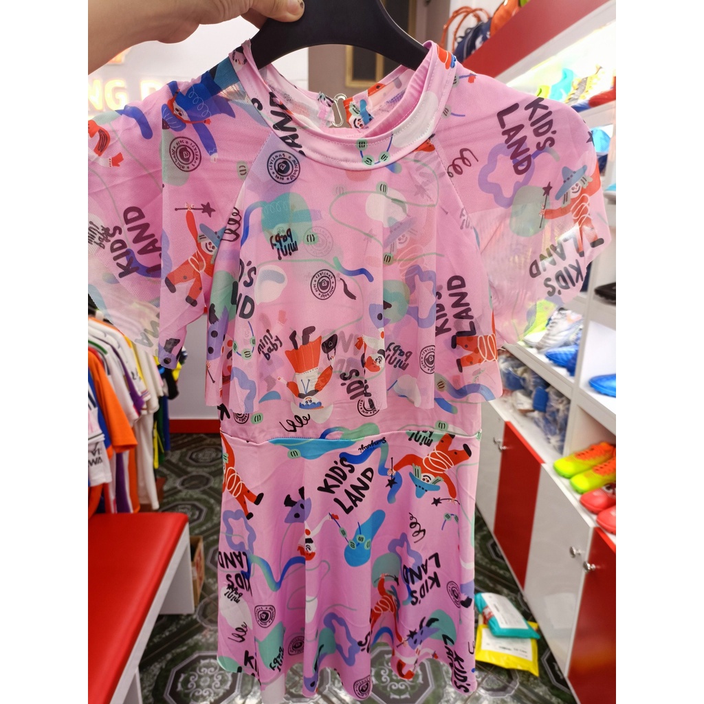 BỘ ĐỒ BƠI TRẺ EM VÁY CÔNG CHÚA ELSA