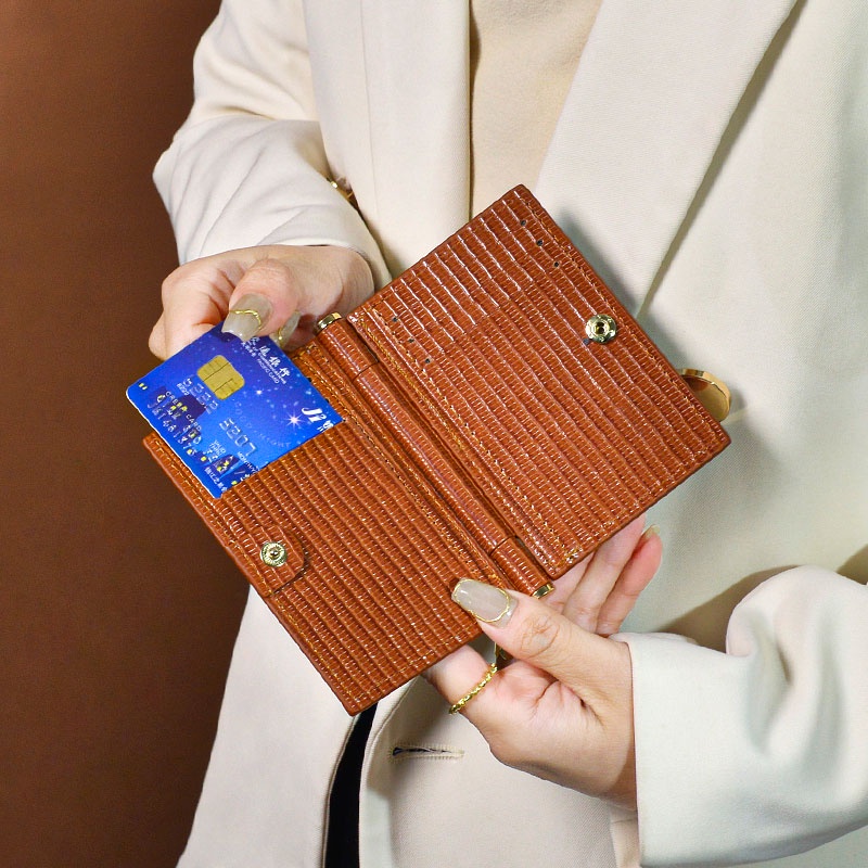 SeaGloca Ví Gấp Mỏng Đa Năng Phong Cách Mới Cho Nữ