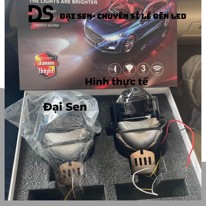 Bi Led laser ô tô, xe máy KUS JG2 chính Hãng 58W siêu sáng