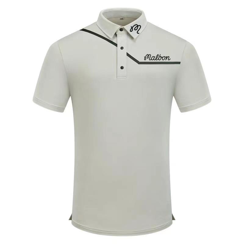 Malbon Golf Áo Thun Thể Thao Tay Ngắn Thoáng Khí Nhanh Khô Cho Nam