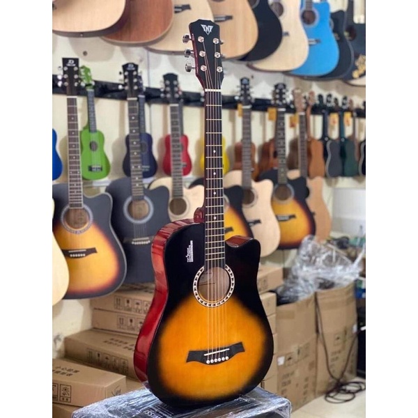 guitar acoustic T70 nhiều phần quà hấp dẫn lên đến 10 món phụ kiện cho khách hàng thân yêu