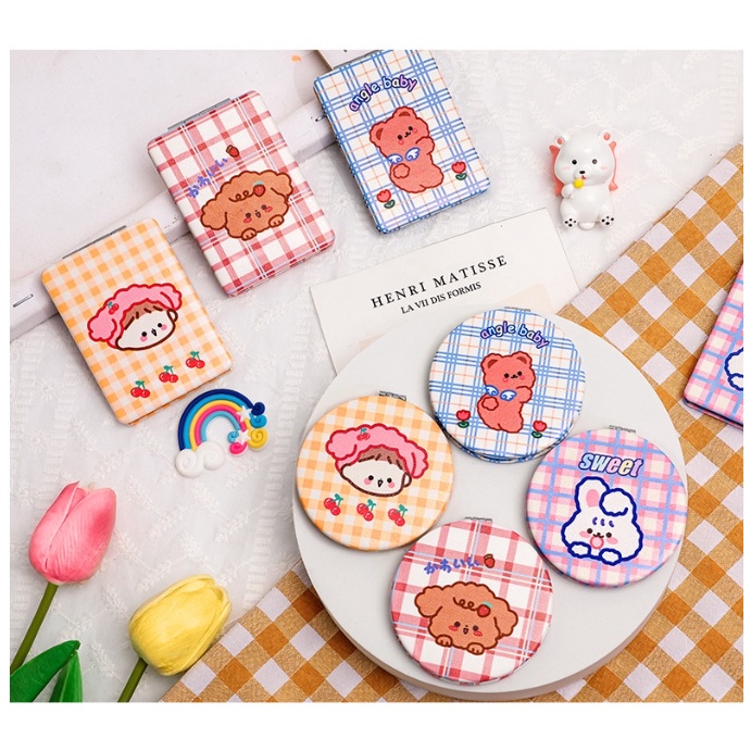 Gương gập mini hai mặt bỏ túi lovelyhouse G2M