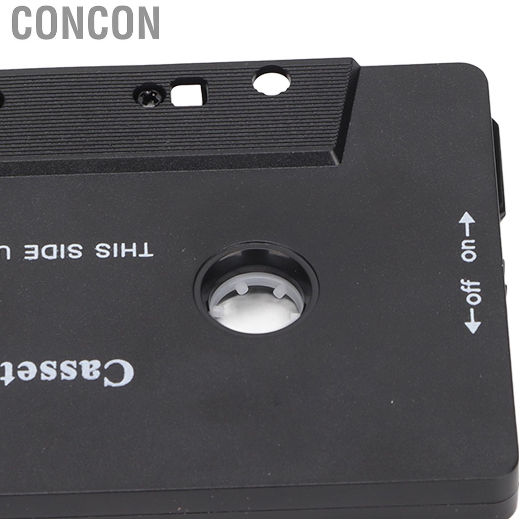 Concon Bluetooth Cassette Adapter Noise Reduction Stereo High Fidelity Tape Aux Receiver for Car Tablet