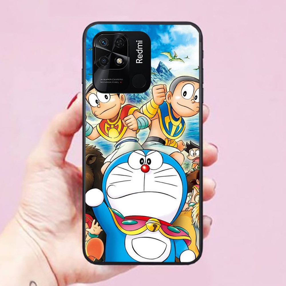 Ốp lưng điện thoại Xiaomi Redmi 10 / 10C / 10A 9 / 9A / 9C / 8 / 8A hình mèo doramon cute dễ thương