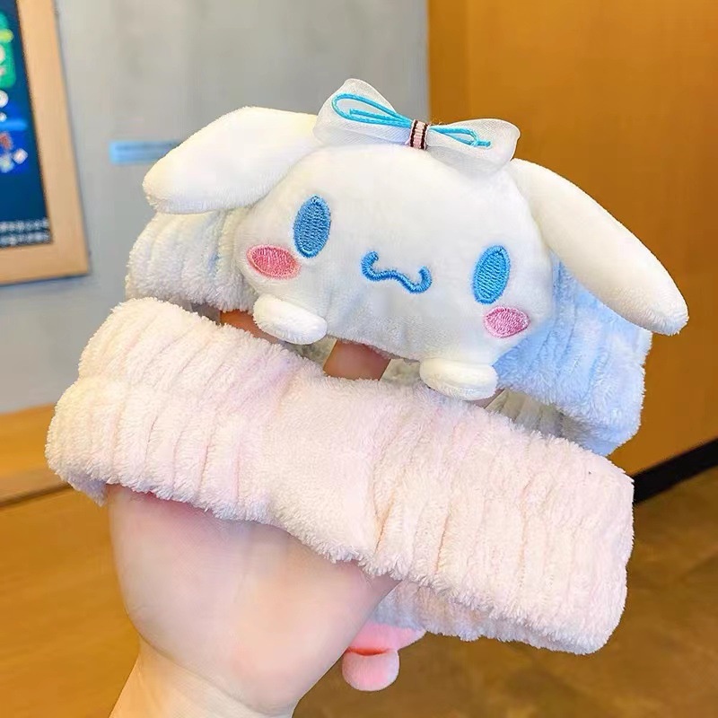 SANRIO Băng Đô Hóa Trang Kuromi Melody Cinnamoroll Pompompurin Cho Bé Gái