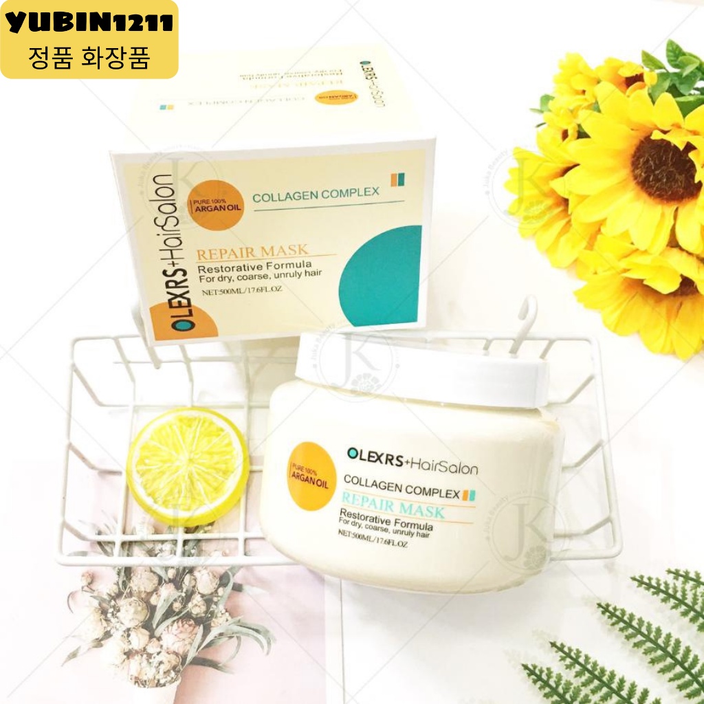 Kem Ủ Tóc Olexrs Phục Hồi Siêu Mượt - Olexrs Hair Salon Collagen Complex 500ml