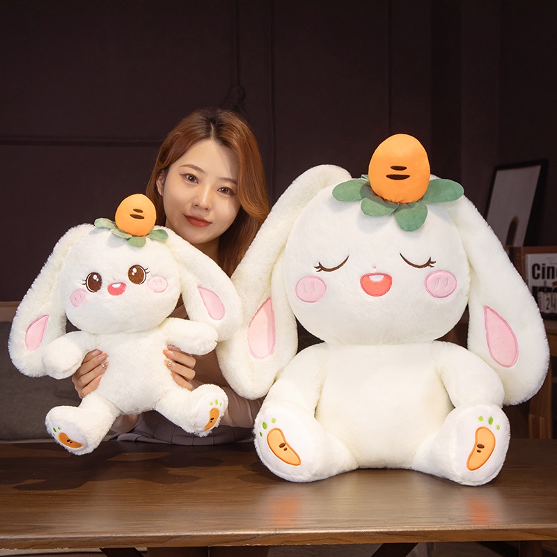 Thỏ Nhồi Bông Mềm Mại Dễ Thương Cho Bé