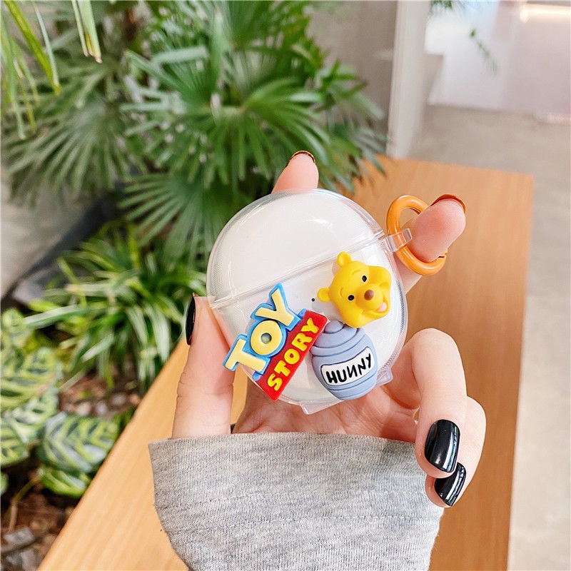Hàng Sẵn Sàng! Vỏ Bảo Vệ Hộp Sạc Tai Nghe Remax TWS 19 Trong Suốt Họa Tiết Phi Hành Gia Độc Đáo