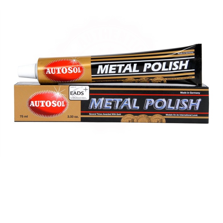 Kem đánh bóng kim loại Autosol Metal Polish dùng cho bề mặt inox, đồng, nhôm như đồng hồ, viền điện thoại, lư đồng... (c