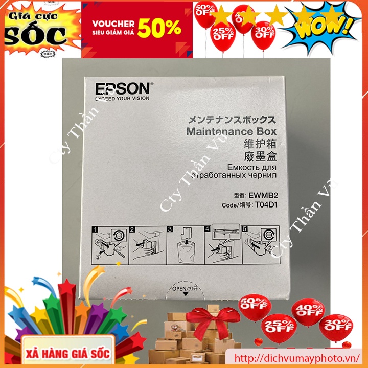 Mực Thải Cho Máy Epson L6190 L6171 ET M2140 M2170 M3100 M3140 M3170 M3180 hàng chính hãng Kholinhkienmayin